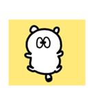 ちびたぬき(白)（個別スタンプ：2）