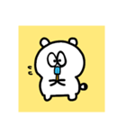 ちびたぬき(白)（個別スタンプ：5）
