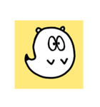 ちびたぬき(白)（個別スタンプ：6）