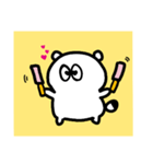 ちびたぬき(白)（個別スタンプ：7）