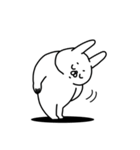 全力うさぎ超シンプル編（個別スタンプ：10）