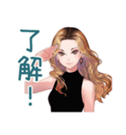 オトナギャル★毎日挨拶（個別スタンプ：5）