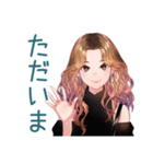 オトナギャル★毎日挨拶（個別スタンプ：9）
