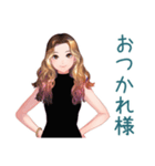 オトナギャル★毎日挨拶（個別スタンプ：18）