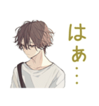 ネガティブモード★ゆるシャツ男子（個別スタンプ：25）