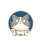 ハチワレコンビのメンタル限界日誌（個別スタンプ：12）