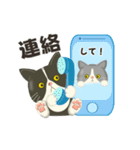 ハチワレコンビのメンタル限界日誌（個別スタンプ：22）