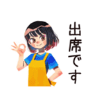 ママの出欠★持ち物スタンプ（個別スタンプ：40）