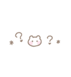 ゆるい手書きくま☆パステル省スペース（個別スタンプ：27）