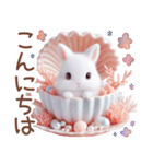 癒しうさぎのマリンスタイル☆*。（個別スタンプ：2）