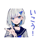 パンクセーラー女子★遠征集合確認（個別スタンプ：36）