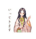 小町さんの雅な夏の和歌（個別スタンプ：8）