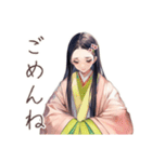 小町さんの雅な夏の和歌（個別スタンプ：27）