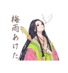 小町さんの雅な夏の和歌（個別スタンプ：28）