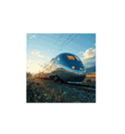 幻想的な列車の旅 / Dreamy Train Journey（個別スタンプ：2）