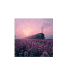 幻想的な列車の旅 / Dreamy Train Journey（個別スタンプ：6）