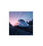 幻想的な列車の旅 / Dreamy Train Journey（個別スタンプ：7）