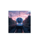 幻想的な列車の旅 / Dreamy Train Journey（個別スタンプ：8）