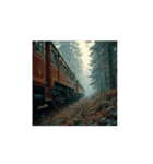 幻想的な列車の旅 / Dreamy Train Journey（個別スタンプ：12）