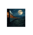 幻想的な列車の旅 / Dreamy Train Journey（個別スタンプ：15）