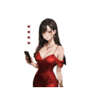 キャバ嬢w No.4 カスタム（個別スタンプ：2）