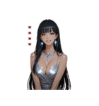 キャバ嬢w No.4 カスタム（個別スタンプ：5）