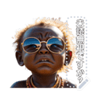 <超使える>マサイ族のませガキ メッセージ（個別スタンプ：8）