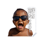 <超使える>マサイ族のませガキ メッセージ（個別スタンプ：22）
