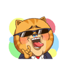 うっかりイケにゃん課長3（個別スタンプ：7）