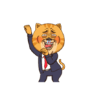 うっかりイケにゃん課長3（個別スタンプ：9）