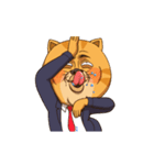 うっかりイケにゃん課長3（個別スタンプ：12）