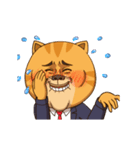 うっかりイケにゃん課長3（個別スタンプ：16）