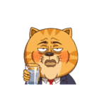 うっかりイケにゃん課長3（個別スタンプ：17）