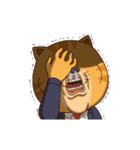 うっかりイケにゃん課長3（個別スタンプ：22）