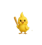 オカメインコ動くいろいろ無言スポーツ（個別スタンプ：6）