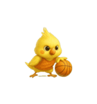 オカメインコ動くいろいろ無言スポーツ（個別スタンプ：10）