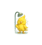 オカメインコ動くいろいろ無言スポーツ（個別スタンプ：14）