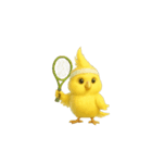 オカメインコ動くいろいろ無言スポーツ（個別スタンプ：16）