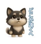 『ネガティブ発言』3D黒ポメ（個別スタンプ：16）