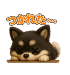 『ネガティブ発言』3D黒ポメ（個別スタンプ：32）