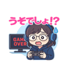 ゲーマー女子のぼやき（個別スタンプ：1）