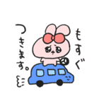 愛され女子の休日うさぎ4（個別スタンプ：28）