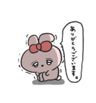 愛され女子の休日うさぎ4（個別スタンプ：32）