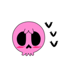 【動く♪】001-3 まばたきガイコツスタンプ（個別スタンプ：16）