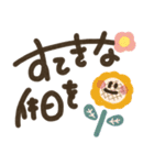 手描き文字＊ゆる可愛いサイン風スタンプ（個別スタンプ：2）