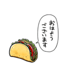 しゃべるタコス（個別スタンプ：34）