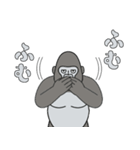 やる気のないゴリラ3【日常編2】（個別スタンプ：18）