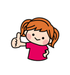 仲良し三人組のイラストスタンプ（個別スタンプ：7）