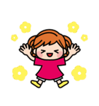 仲良し三人組のイラストスタンプ（個別スタンプ：10）