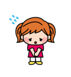 仲良し三人組のイラストスタンプ（個別スタンプ：16）